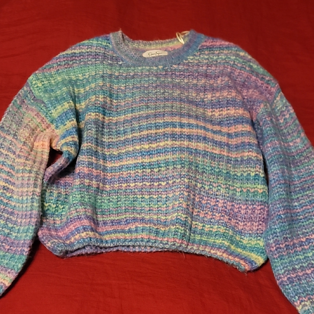 Jessica Simpson Multicolor Striped Sweater